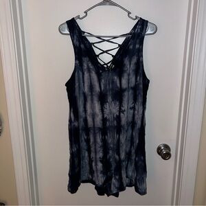 Others Follow | Blue Tie Dye Romper